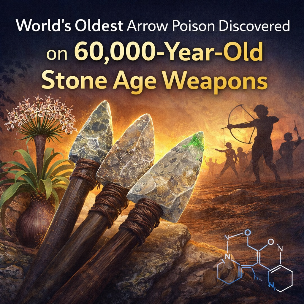 Scientists Discover World’s Oldest Arrow Poison on Ancient Stone Age Weapons