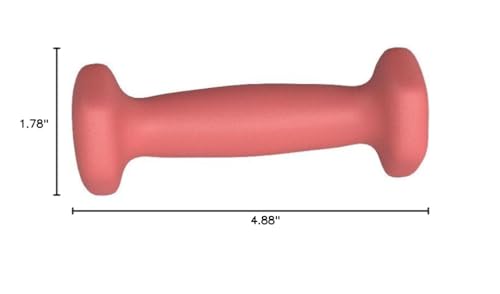 Amazon Basics Neoprene Dumbbell Hand Weights, 5 Pounds, Pair, Green