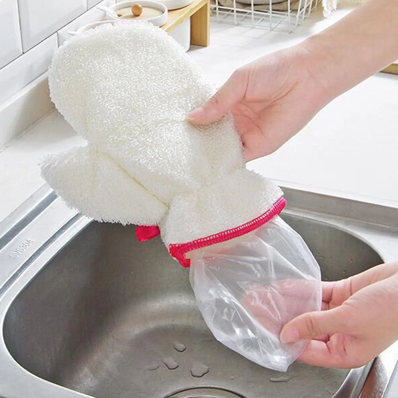 Premium Waterproof Dishwashing Gloves | Heat-Resistant, Anti-Slip & Long-Cuff Protection